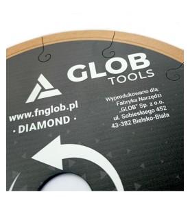 Tarcza diamentowa GLOB  Ceramika