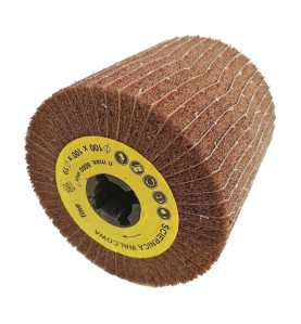 Ściernica walcowa listkowa  kombi 100x100x19mm Satyniarka