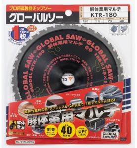 Tarcza wielozadaniowa GLOBAL SAW KTR-180 180mm 40z